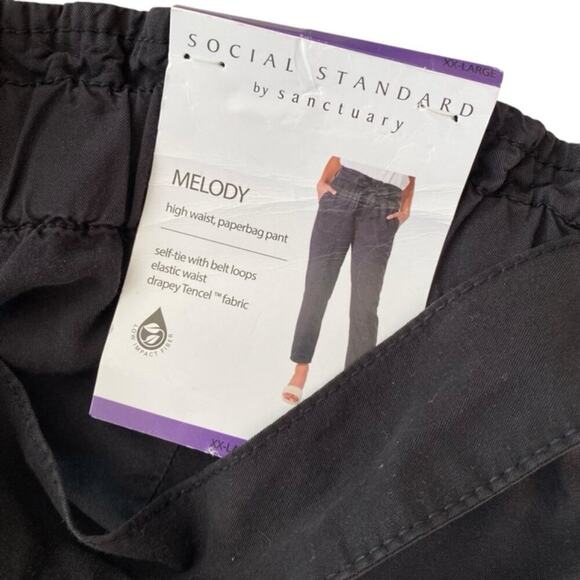 Social Standard by Sanctuary Melody Highwaist Paperbag Pants - XXL - Picture 2 of 5